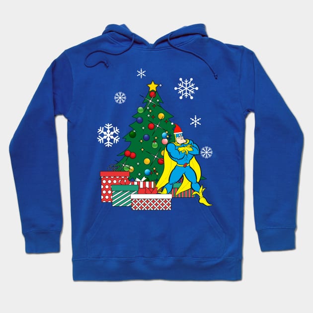 Bananaman Around The Christmas Tree Hoodie by Nova5